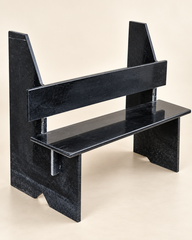 Monolith Noir Stone Bench