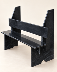 Monolith Noir Stone Bench